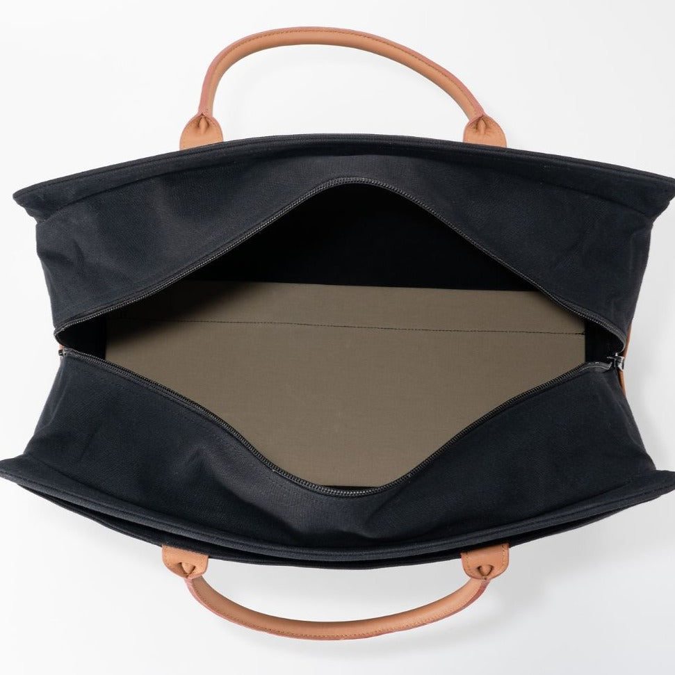 Leather Handle Travel Bag