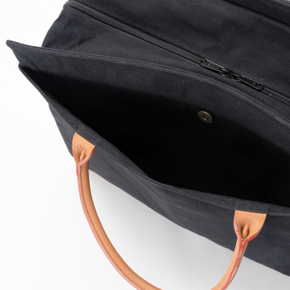 Leather Handle Travel Bag